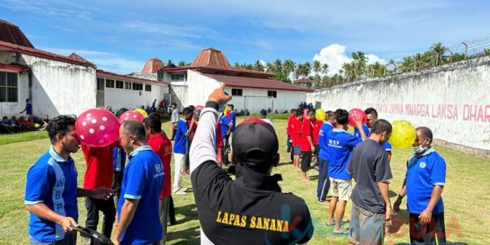Lapas Sanana Resmi Membuka Pekan Olahraga Dalam Rangka Memperingati HDKD