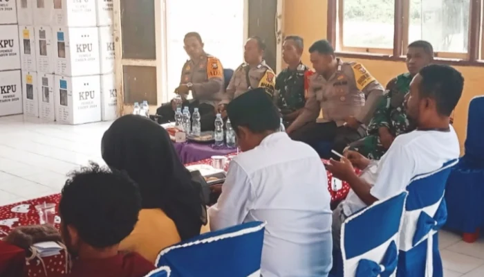 TNI-Polri Jaga Ketat Pleno PPK di Sulabesi Barat